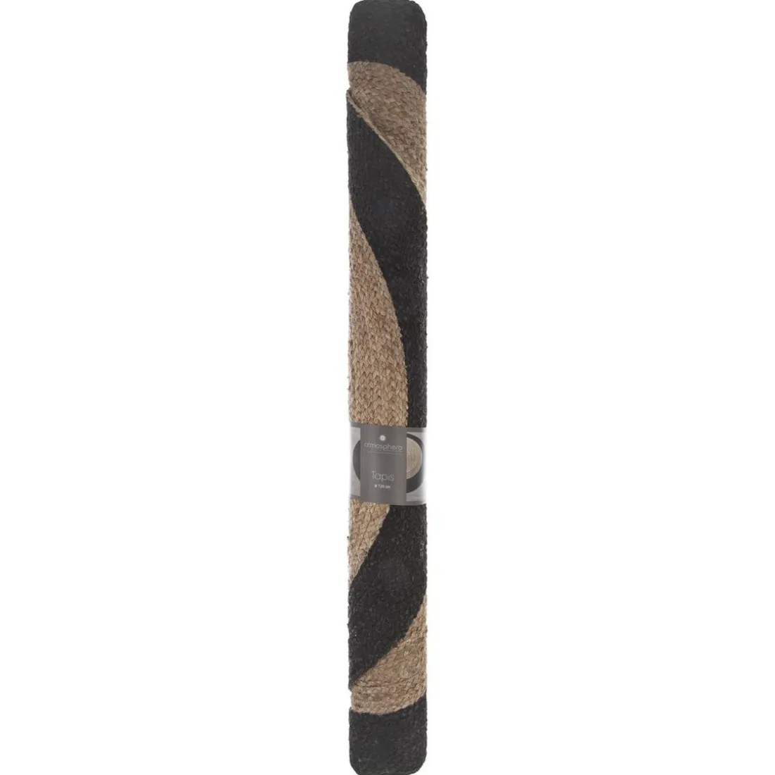Tapis jute noir - Mood D120