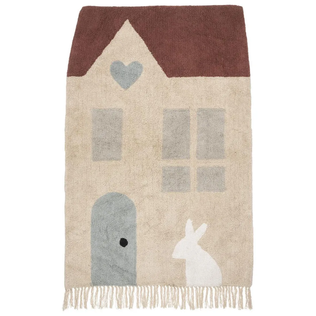 Tapis maison campagne Multicolore