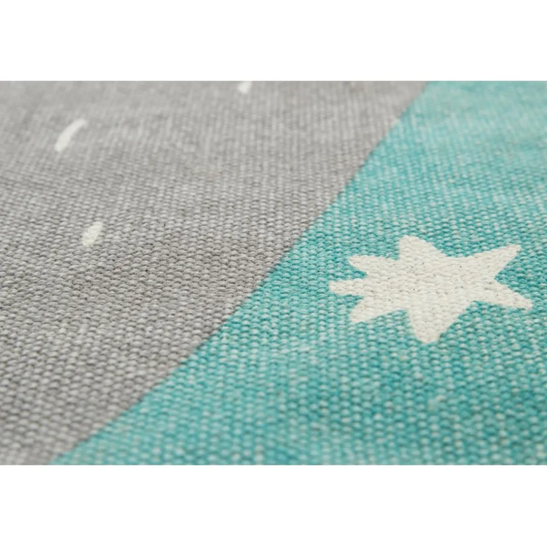 Tapis rectangulaire 100x140 imprimé loup BUGABOO