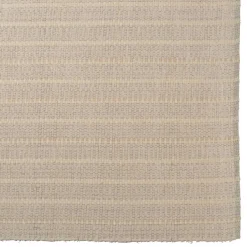 Tapis rectangulaire 160x230cm en coton recyclé couleur ivoire SACHA