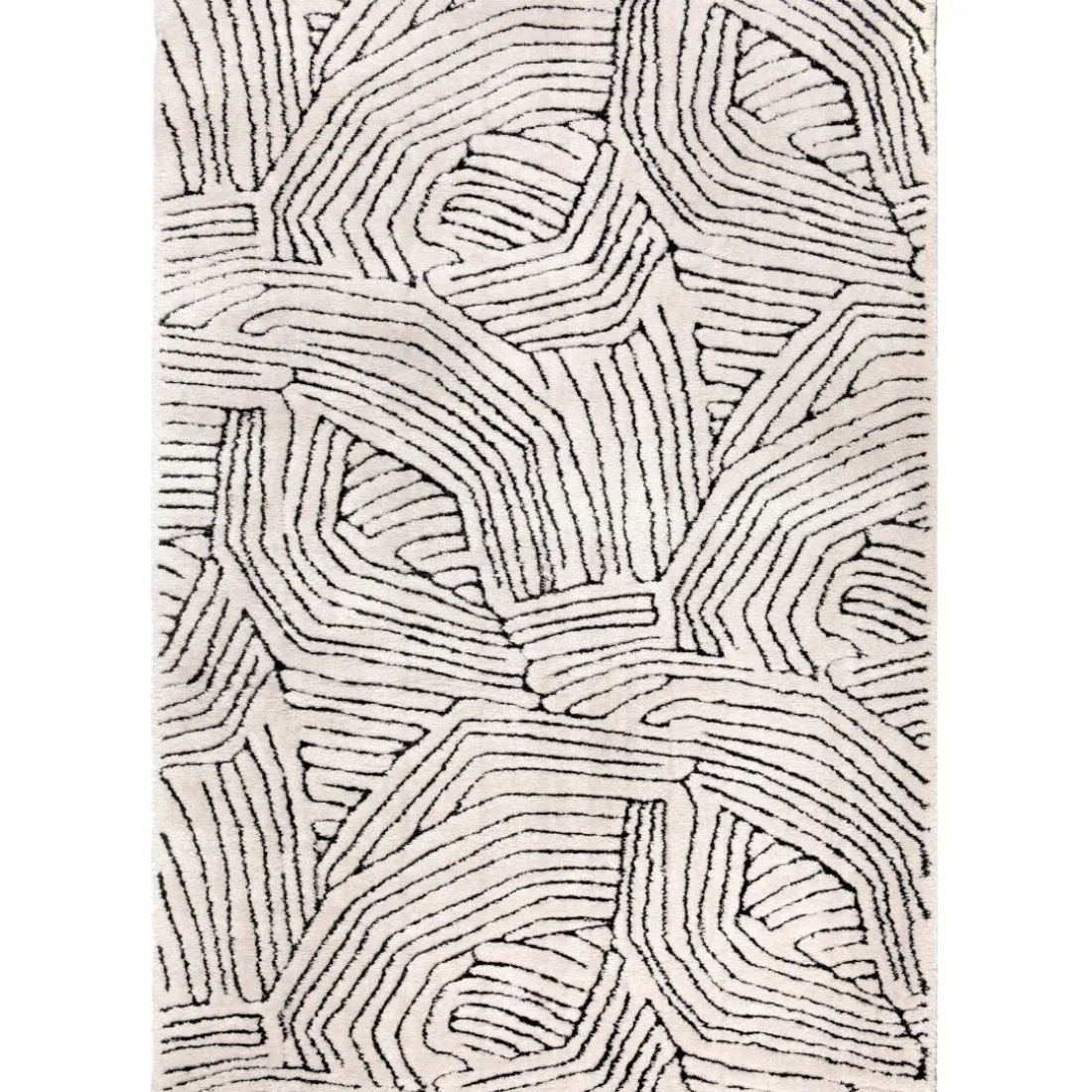Tapis recycl� Paulin Neige 200 x 290 x 2
