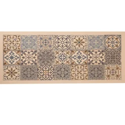 Tapis Vinyl Carreaux Beige KYLAS