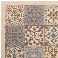 Tapis Vinyl Carreaux Beige KYLAS