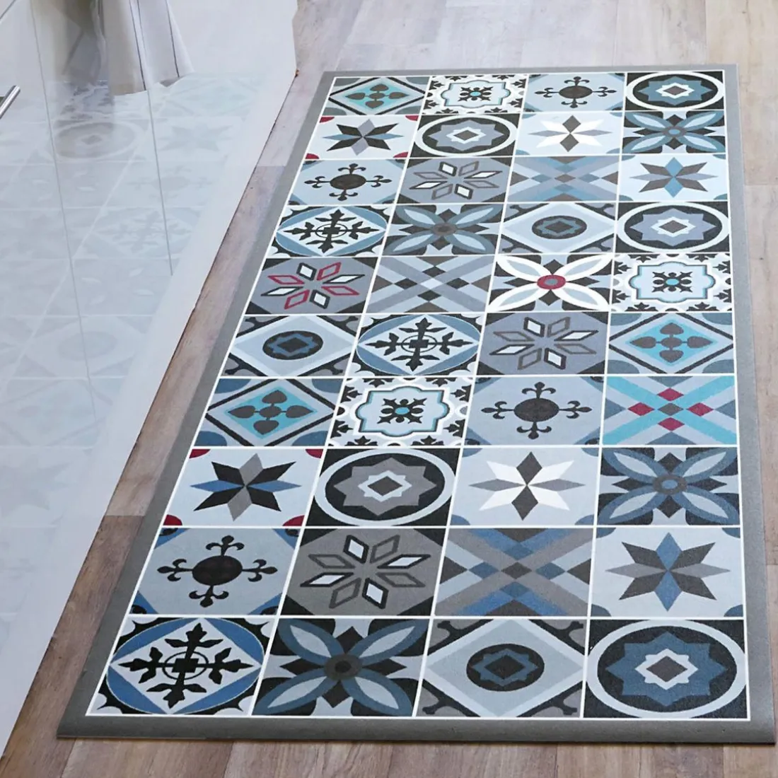 Tapis Vinyl Gris