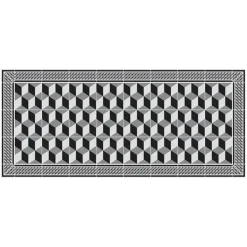 Tapis Vinyle Mosaïque marron Boîte 50x112