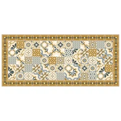 Tapis Vinyle Mosaïque marron Boîte 50x112