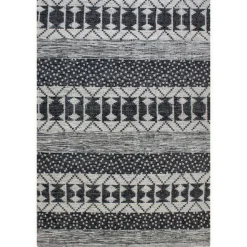 Tapis Zambezi Ivoire/charbon 160 x 230