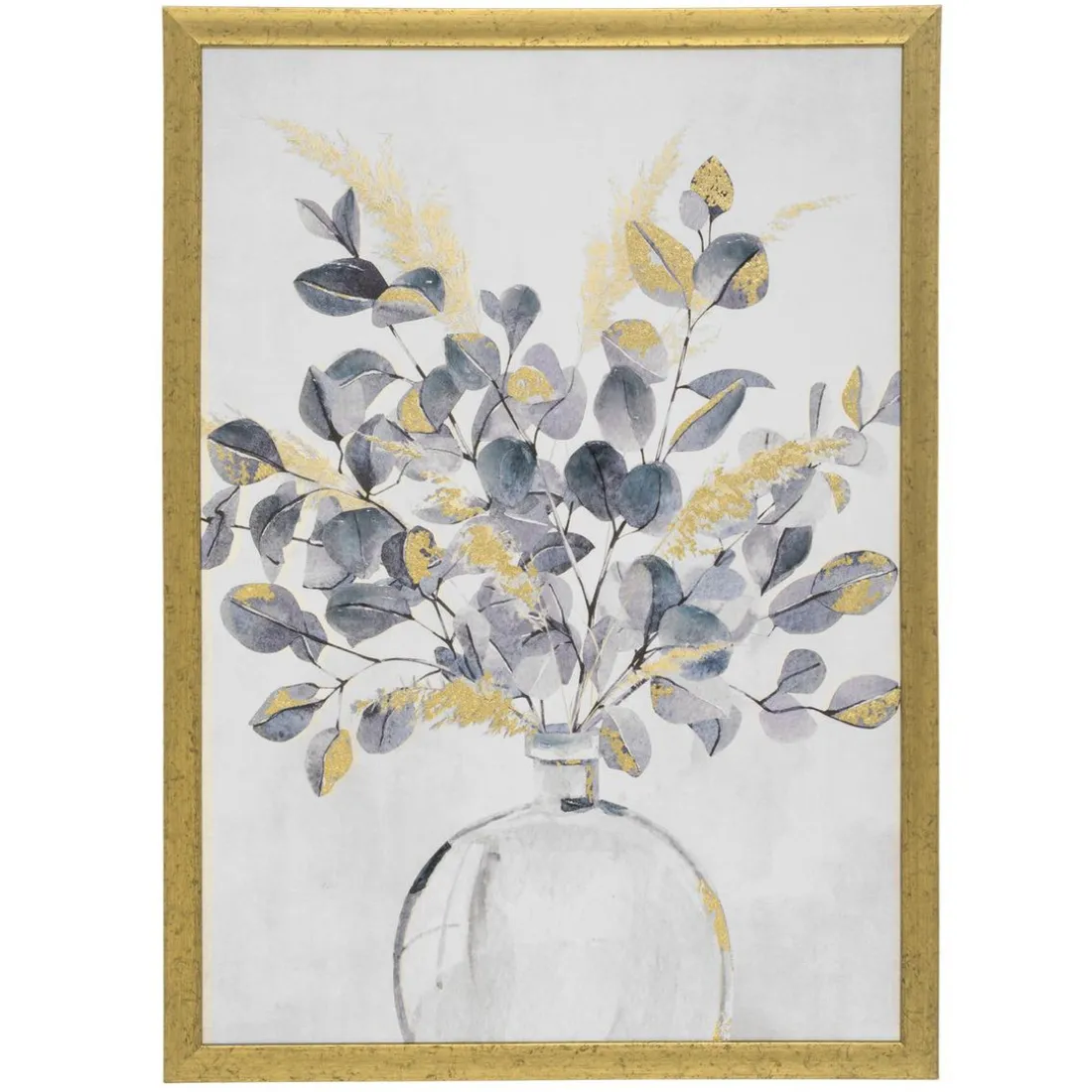Toile Imprimée/Cadre Fleur 50x70cm