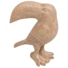 Toucan beige en résine H30cm
