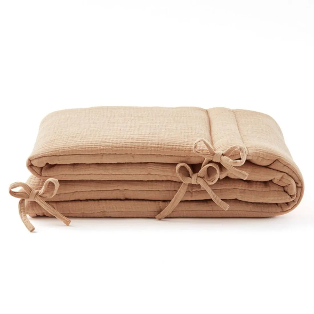 Tour de lit en gaze de coton CAMEL