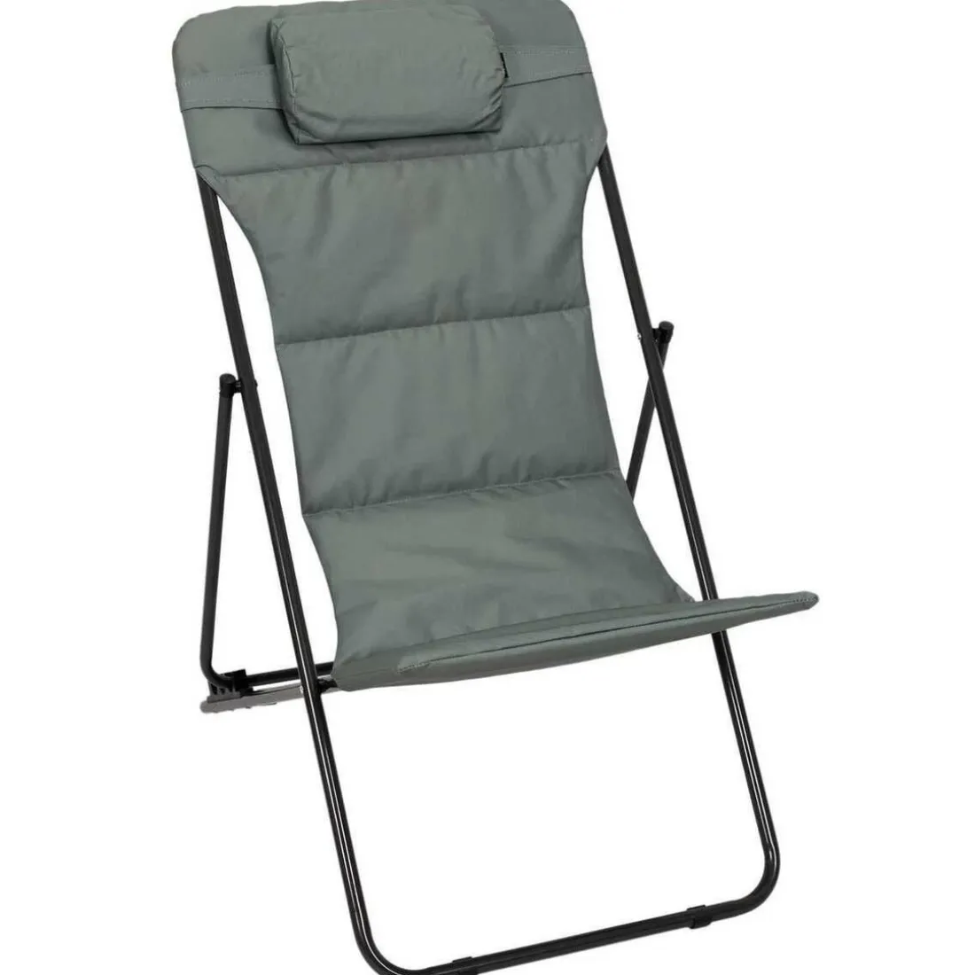 Transat Pliant en Métal vert kaki