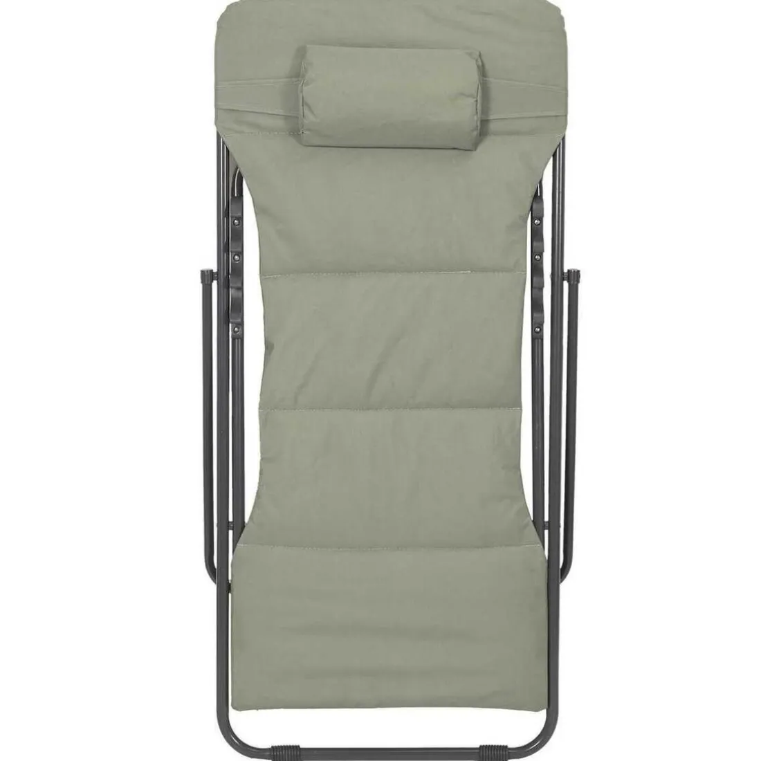 Transat Pliant en Métal vert kaki