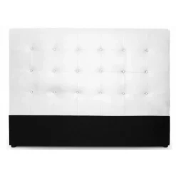 Tête de Lit Capitonnée 160Cm Cocoon Blanc