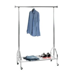 Valet de chambre acier chromé