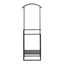 Valet de chambre métal laqué noir