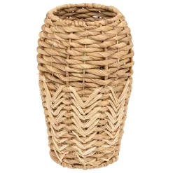 Vase rond jacinthe d'eau H35cm marron