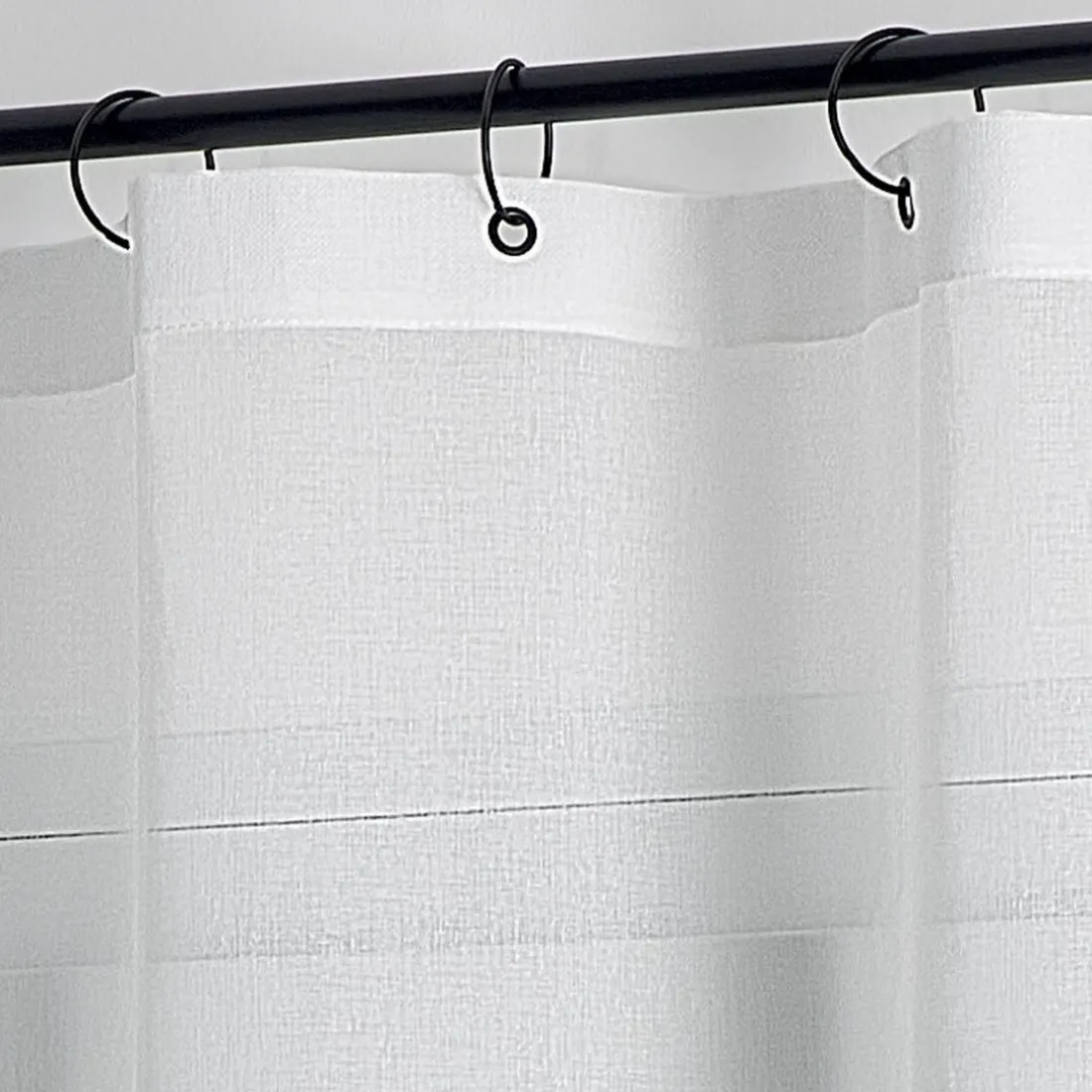 Voilage Etamine Unie Blanc