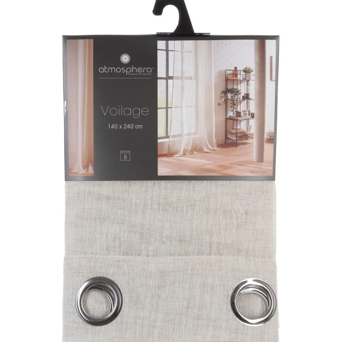 Voilage lin 140x240