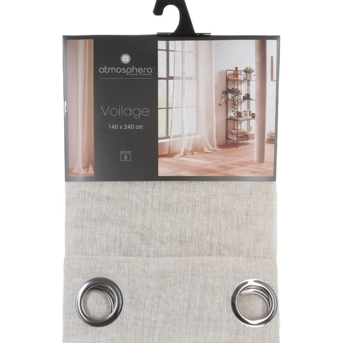 Voilage lin 140x240